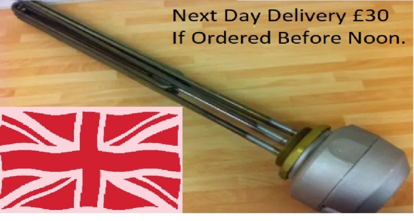 6kW Industrial Immersion Heater NEXT-DAY FLAG