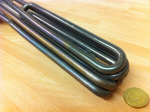 Looped element immersion heater