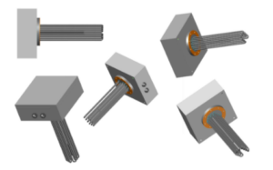 FFY flanged heater Multi Angle