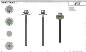 Singe Screwed Flange immersion Heater