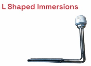 L Shaped Immersion Heater