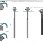 DN80 Heater Dimensions Drawing